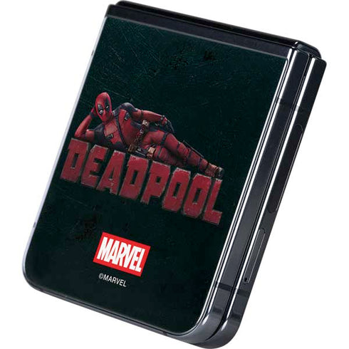 Marvel Deadpool Legacy Posing Deadpool Galaxy Z Flip5 5G Skin