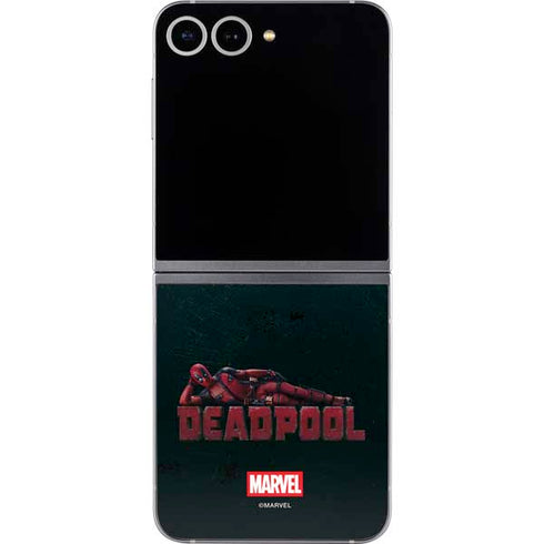 Marvel Deadpool Legacy Posing Deadpool Galaxy Z Flip6 Skin