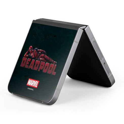 Marvel Deadpool Legacy Posing Deadpool Galaxy Z Flip6 Skin