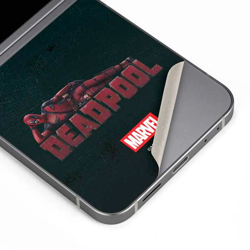 Marvel Deadpool Legacy Posing Deadpool Galaxy Z Flip6 Skin