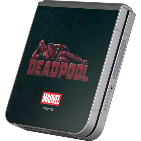 Marvel Deadpool Legacy Posing Deadpool Galaxy Z Flip6 Skin