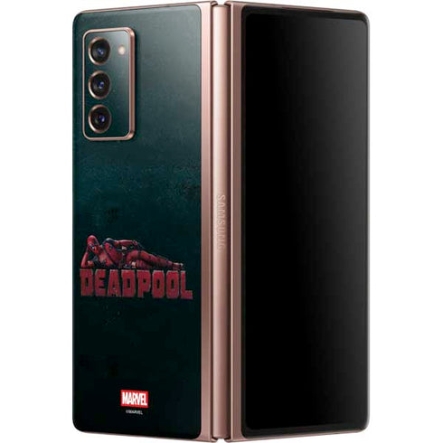 Marvel Deadpool Legacy Posing Deadpool Galaxy Z Fold2 5G Skin