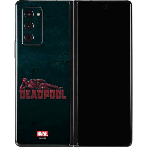Marvel Deadpool Legacy Posing Deadpool Galaxy Z Fold2 5G Skin