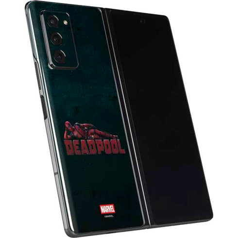 Marvel Deadpool Legacy Posing Deadpool Galaxy Z Fold2 5G Skin