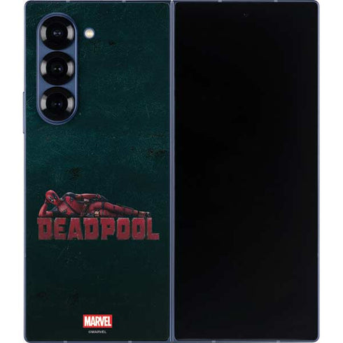 Marvel Deadpool Legacy Posing Deadpool Galaxy Z Fold6 Skin