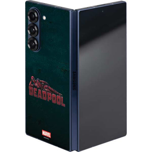 Marvel Deadpool Legacy Posing Deadpool Galaxy Z Fold6 Skin