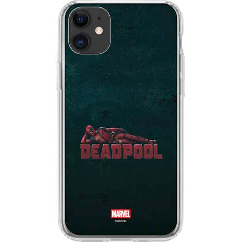 Marvel Deadpool Legacy Posing Deadpool iPhone 11 Clear Case