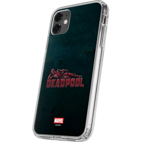 Marvel Deadpool Legacy Posing Deadpool iPhone 11 Clear Case