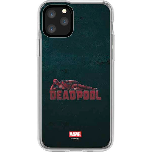 Marvel Deadpool Legacy Posing Deadpool iPhone 11 Pro Clear Case