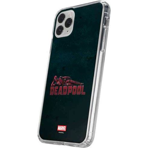 Marvel Deadpool Legacy Posing Deadpool iPhone 11 Pro Clear Case