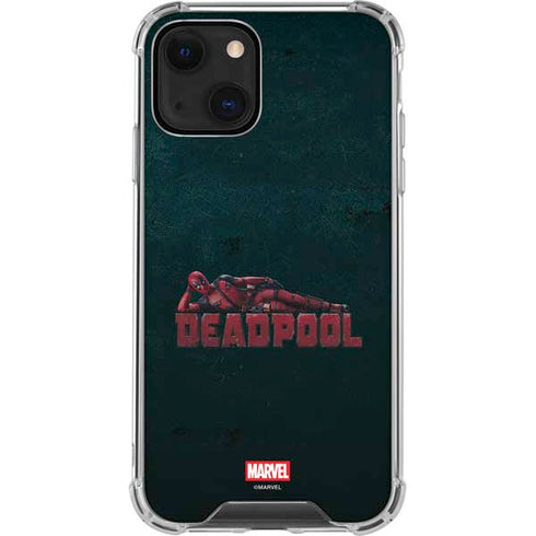 Marvel Deadpool Legacy Posing Deadpool iPhone 13 Mini Clear Case