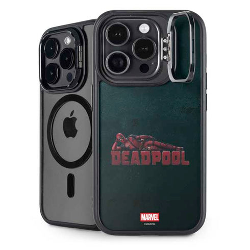 Marvel Deadpool Legacy Posing Deadpool iPhone 14 Pro Kickstand Case