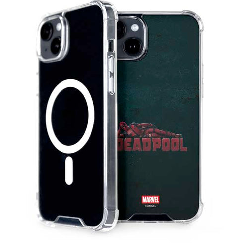 Marvel Deadpool Legacy Posing Deadpool iPhone 15 MagSafe Case