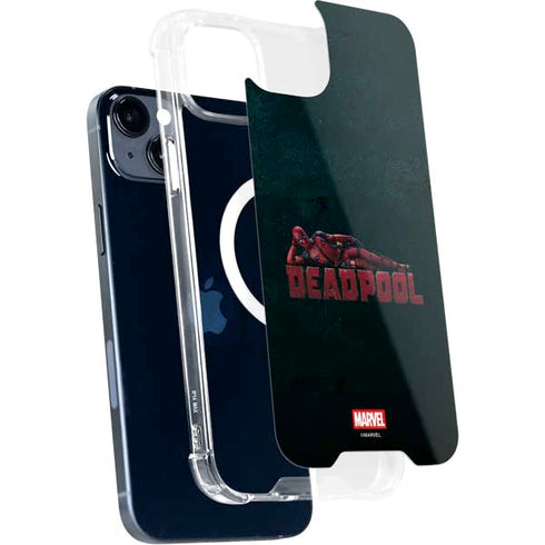 Marvel Deadpool Legacy Posing Deadpool iPhone 15 Plus MagSafe Case