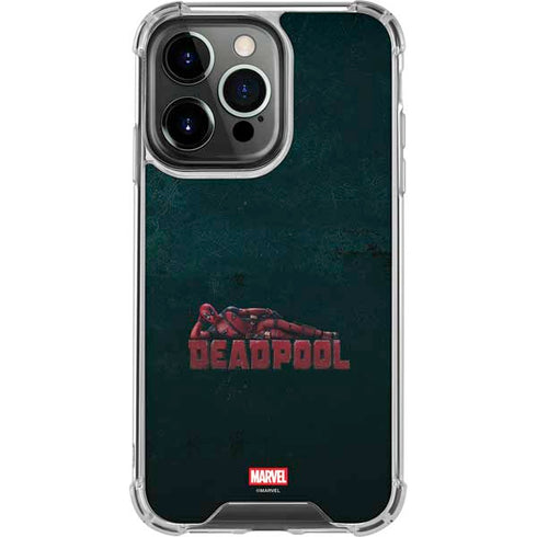 Marvel Deadpool Legacy Posing Deadpool iPhone 15 Pro Clear Case