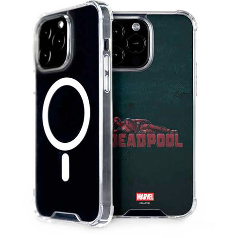 Marvel Deadpool Legacy Posing Deadpool iPhone 15 Pro Max MagSafe Case