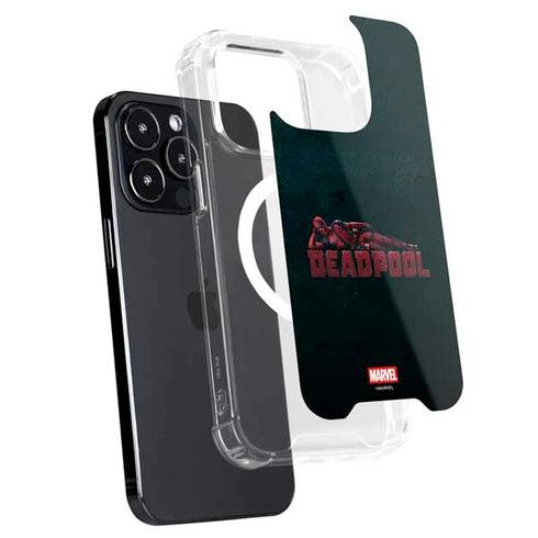 Marvel Deadpool Legacy Posing Deadpool iPhone 15 Pro Max MagSafe Case