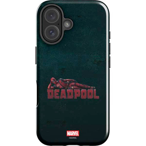 Marvel Deadpool Legacy Posing Deadpool iPhone 16 Plus Impact Case