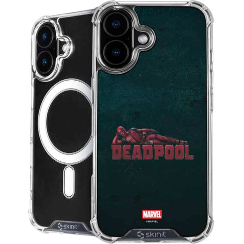 Marvel Deadpool Legacy Posing Deadpool iPhone 16 Plus MagSafe Case