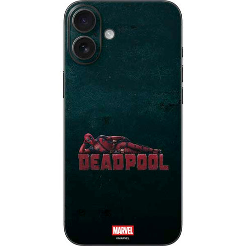 Marvel Deadpool Legacy Posing Deadpool iPhone 16 Plus Skin