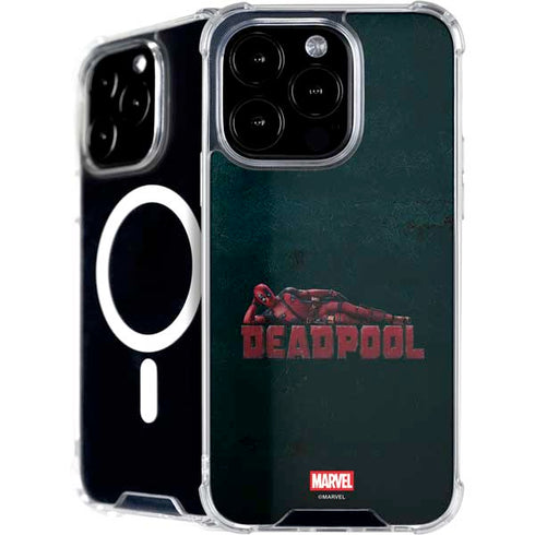 Marvel Deadpool Legacy Posing Deadpool iPhone 16 Pro MagSafe Case