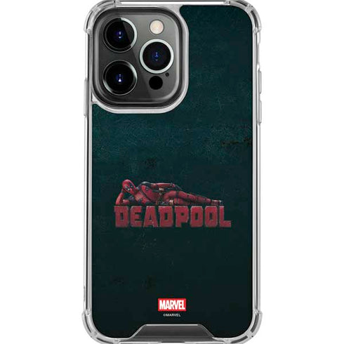 Marvel Deadpool Legacy Posing Deadpool iPhone 16 Pro Max Clear Case