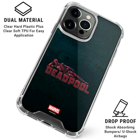 Marvel Deadpool Legacy Posing Deadpool iPhone 16 Pro Max Clear Case