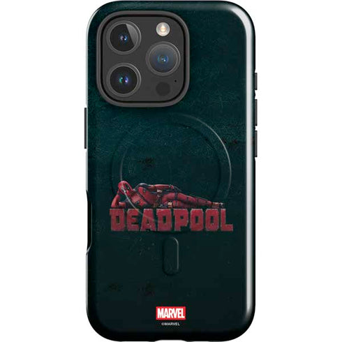 Marvel Deadpool Legacy Posing Deadpool iPhone 16 Pro Max Magsafe Impact Case