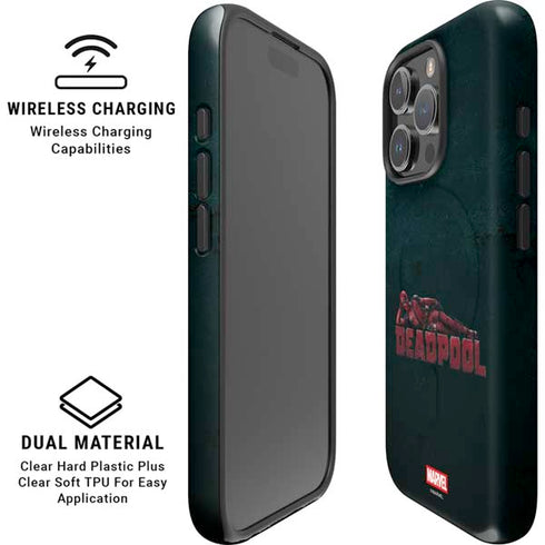 Marvel Deadpool Legacy Posing Deadpool iPhone 16 Pro Max Magsafe Impact Case