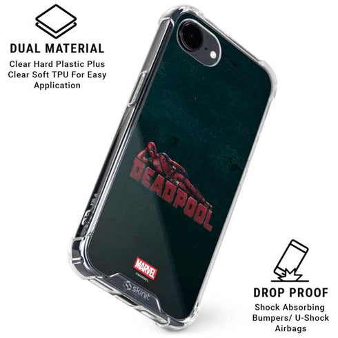 Marvel Deadpool Legacy Posing Deadpool iPhone 16e Clear Case