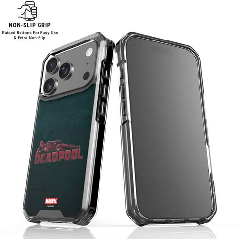 Marvel Deadpool Legacy Posing Deadpool iPhone 18 Pro Clear Case