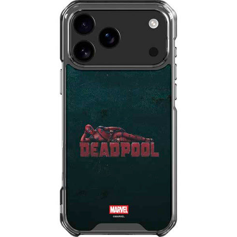 Marvel Deadpool Legacy Posing Deadpool iPhone 18 Pro Max Clear Case