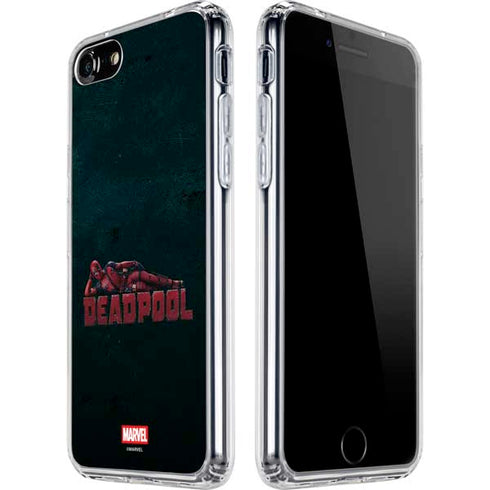 Marvel Deadpool Legacy Posing Deadpool iPhone SE (2nd & 3rd Gen) Clear Case