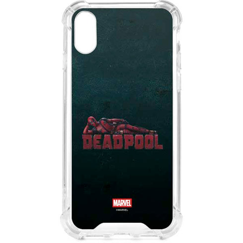 Marvel Deadpool Legacy Posing Deadpool iPhone XS Clear Case