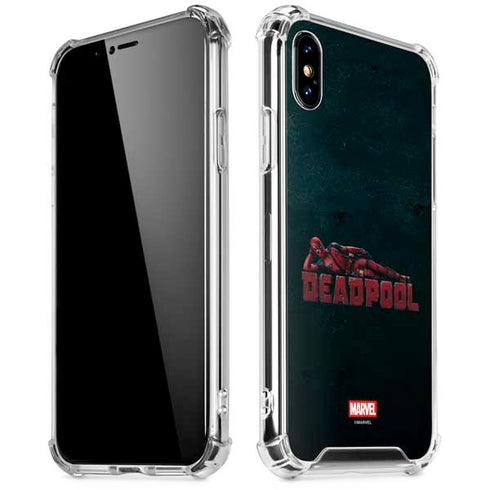 Marvel Deadpool Legacy Posing Deadpool iPhone XS Max Clear Case
