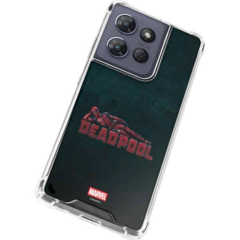 Marvel Deadpool Legacy Posing Deadpool Moto G Play 5G (2025) Clear Case