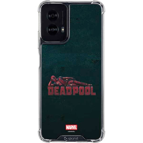 Marvel Deadpool Legacy Posing Deadpool Moto G Power 5G (2024) Clear Case