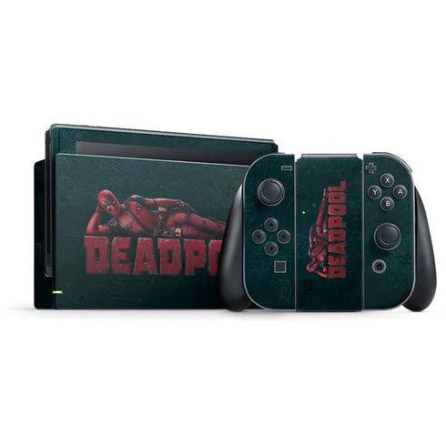 Marvel Deadpool Legacy Posing Deadpool Nintendo Switch Bundle Skin