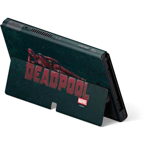 Marvel Deadpool Legacy Posing Deadpool Nintendo Switch OLED (2021) Skin