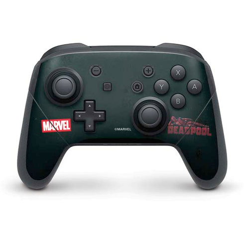 Marvel Deadpool Legacy Posing Deadpool Nintendo Switch Pro Controller Skin
