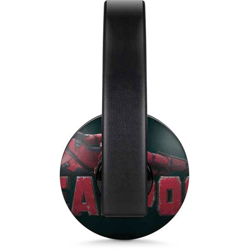 Marvel Deadpool Legacy Posing Deadpool PlayStation 4 Gold Wireless Headset Skin