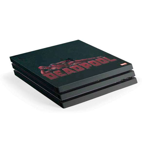 Marvel Deadpool Legacy Posing Deadpool PS4 Pro Console Skin
