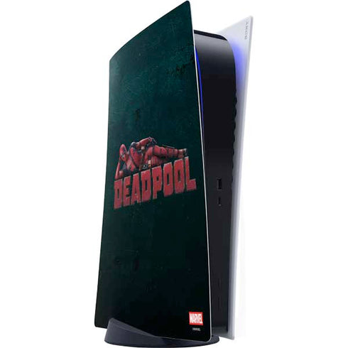 Marvel Deadpool Legacy Posing Deadpool PS5 Digital Edition Console Skin