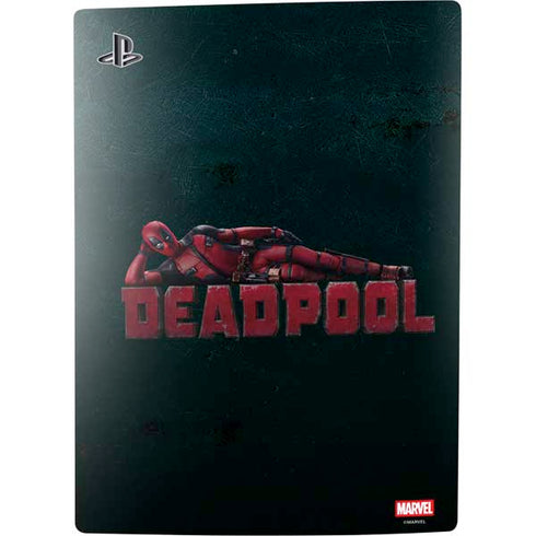 Marvel Deadpool Legacy Posing Deadpool PS5 Digital Edition Console Skin