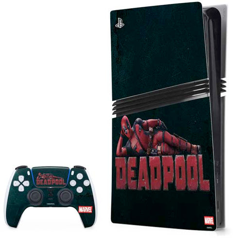 Marvel Deadpool Legacy Posing Deadpool PS5 Pro Bundle Skin