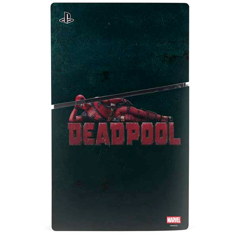 Marvel Deadpool Legacy Posing Deadpool PS5 Slim Digital Edition Bundle Skin