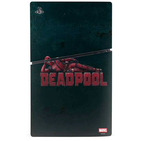 Marvel Deadpool Legacy Posing Deadpool PS5 Slim Disk Bundle Skin