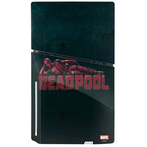 Marvel Deadpool Legacy Posing Deadpool PS5 Slim Disk Bundle Skin