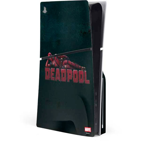 Marvel Deadpool Legacy Posing Deadpool PS5 Slim Disk Console Skin