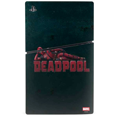 Marvel Deadpool Legacy Posing Deadpool PS5 Slim Disk Console Skin